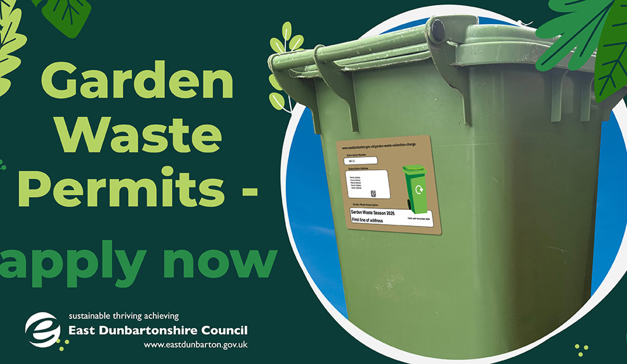 garden waste permits - apply now