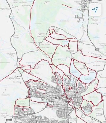 Map of Milngavie