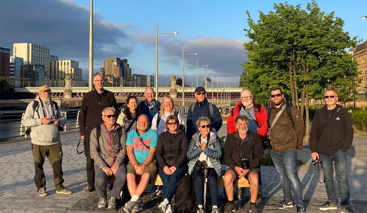 Members of Kirkintilloch Camera Club are pictured during a recent outing.