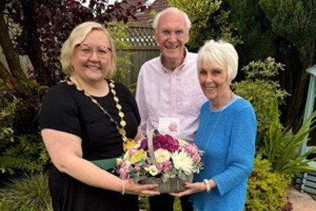 Provost with George and Margaret