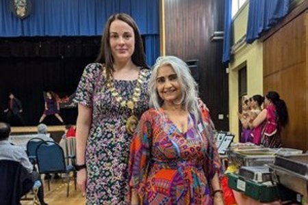 Depute Provost Colette McDiarmid and Manjulika Singh – the Chair of the Forum 