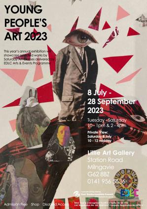 Young People's Art 2023 poster