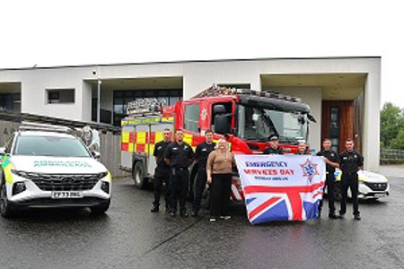 Mark McManus (firefighter), Graeme Lang (firefighter), Lee Campbell (firefighter), Provost,  Renwick, Sergeant John Fitzsimmons, Morag Tahgny (Clinical Team Leader, Paramedic), Phillip Douglas (crew commander) and Alan Rodgers (Watch Commander).