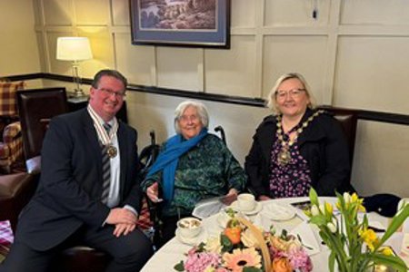 Provost Renwick, Dr Marjory Primrose and her son