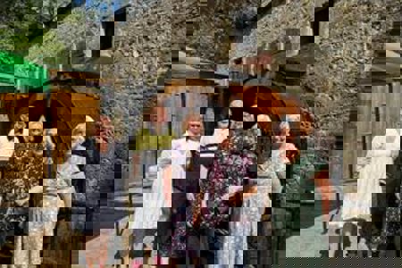 Provost with ladies at Gavins mill