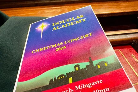 Christmas Concert booklet in the Church