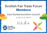 Scottish Fair Trade Forum Members Certificate